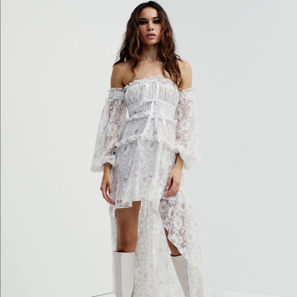 For Love & Lemons Lupita Hi-Low dress NWT - Picture 3 of 7